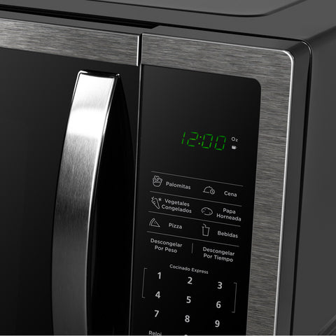 Horno de Microondas 1.6 Pies Cúbicos (45L) Acero Inoxidable Puerta Espejo Horno de Microondas 1.6 Pies Cúbicos (45L) Acero Inoxidable Puerta Espejo