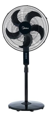 Ventilador Midea De Pedestal 3 Velocidades Negro Ventilador Midea De Pedestal 3 Velocidades Negro