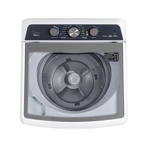 Lavadora Carga Superior Midea 22Kg Vortex Wash Agitador Blanca Lavadora Carga Superior Midea 22Kg Vortex Wash Agitador Blanca