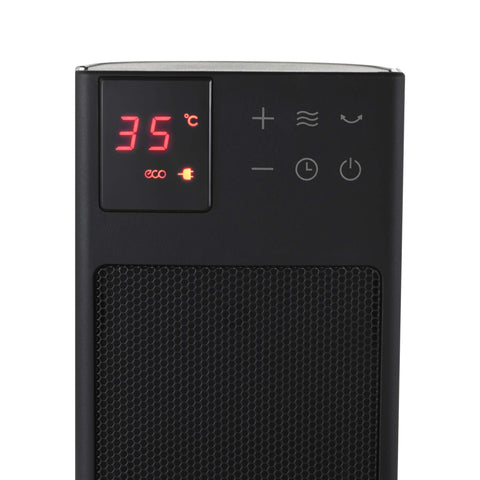 Calefactor Cerámico Eléctrico 2-1 Dual Flow 23” Negro Calefactor Cerámico Eléctrico 2-1 Dual Flow 23” Negro