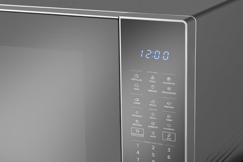 Horno Microondas SmartECO 1.4 Pies Cúbicos (40L) Silver Puerta Espejo Horno Microondas SmartECO 1.4 Pies Cúbicos (40L) Silver Puerta Espejo