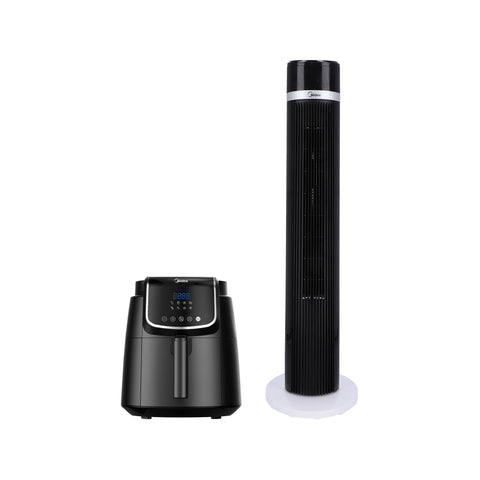 Freidora de Aire Digital Inner Chef 4L + Ventilador de Torre Cool Elegance Freidora de Aire Digital Inner Chef 4L + Ventilador de Torre Cool Elegance