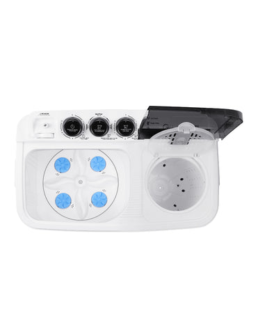 Lavadora Semiautomática Doble Tina 11 Kg Twin Force Pulsator Blanca Lavadora Semiautomática Doble Tina 11 Kg Twin Force Pulsator Blanca