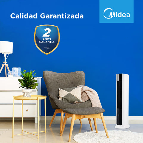 Enfriador de Aire Midea 2 En 1 7 Litros Blanco y Negro Enfriador de Aire Midea 2 En 1 7 Litros Blanco y Negro