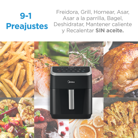 Freidora de Aire Midea Xpress Chef Pro 7L Freidora de Aire Midea Xpress Chef Pro 7L
