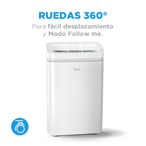 AIRE ACONDICIONADO MIDEA MAP14C1PXV PORTATIL 1.1TON INVERTER blanco 1 AIRE ACONDICIONADO MIDEA MAP14C1PXV PORTATIL 1.1TON INVERTER blanco 1