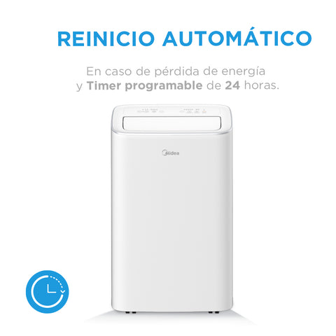 AIRE ACONDICIONADO MIDEA MAP14H1PXP 1.1 TON INVERTER FRIO blanco 1 AIRE ACONDICIONADO MIDEA MAP14H1PXP 1.1 TON INVERTER FRIO blanco 1