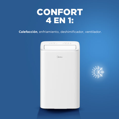 AIRE ACONDICIONADO MIDEA MAP14H1PXP 1.1 TON INVERTER FRIO blanco 1 AIRE ACONDICIONADO MIDEA MAP14H1PXP 1.1 TON INVERTER FRIO blanco 1