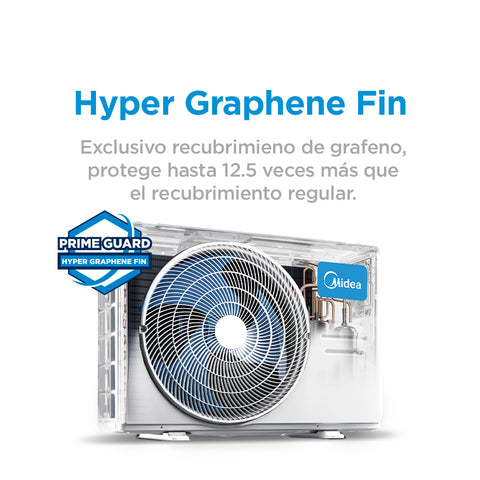 Minisplit Midea Xtreme Save 32 Inverter SEER 20, 1 Ton, Frío Calor, 110V Minisplit Midea Xtreme Save 32 Inverter SEER 20, 1 Ton, Frío Calor, 110V
