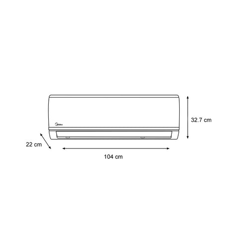 Minisplit Midea EcoSaver-32 Inverter SEER 19, 2 Ton, Frío Calor, 220V Minisplit Midea EcoSaver-32 Inverter SEER 19, 2 Ton, Frío Calor, 220V