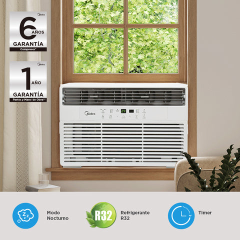 AIRE ACONDICIONADO MIDEA MAW08C1OUK VENTANA 3/4TON SOLO FRIO blanco 1 AIRE ACONDICIONADO MIDEA MAW08C1OUK VENTANA 3/4TON SOLO FRIO blanco 1