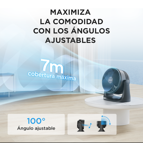 Ventilador Midea Personal Mini Turbo 7" Ventilador Midea Personal Mini Turbo 7"