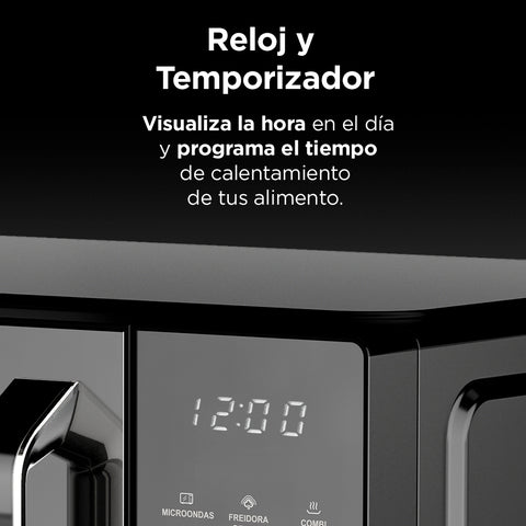Horno microondas MIDEA 1.0 pies cubicos Negro / stainless steel Horno microondas MIDEA 1.0 pies cubicos Negro / stainless steel