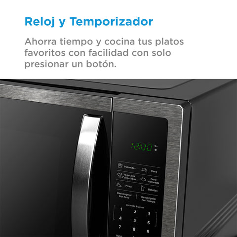 Microondas MIDEA MMDHF16S2SS 1.6 Pulgadas Silver Microondas MIDEA MMDHF16S2SS 1.6 Pulgadas Silver