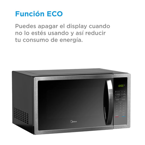 Microondas MIDEA MMDHF16S2SS 1.6 Pulgadas Silver Microondas MIDEA MMDHF16S2SS 1.6 Pulgadas Silver