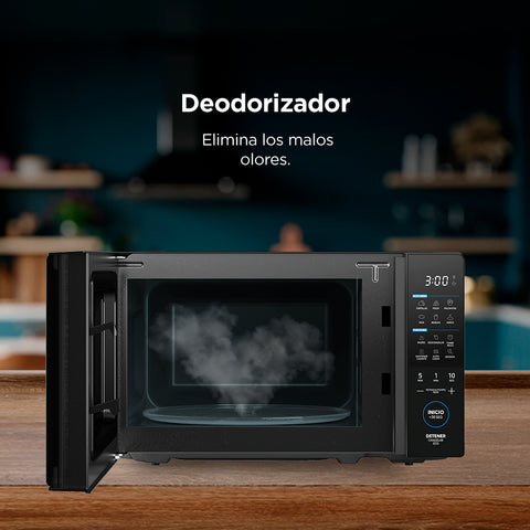 Microondas .7 MIDEA MMDT07S2MB 0.7 Pies Negro Microondas .7 MIDEA MMDT07S2MB 0.7 Pies Negro