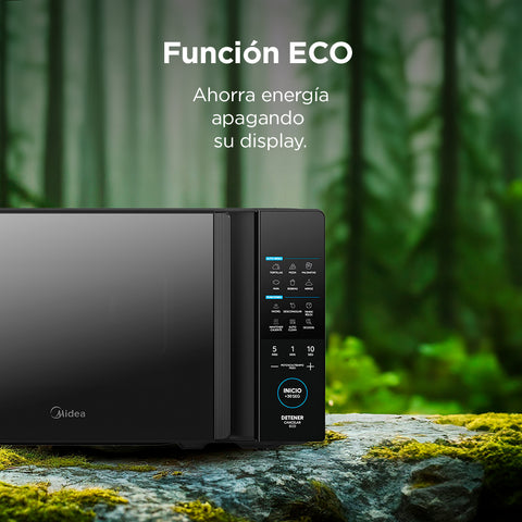 Microondas .7 MIDEA MMDT07S2MB 0.7 Pies Negro Microondas .7 MIDEA MMDT07S2MB 0.7 Pies Negro