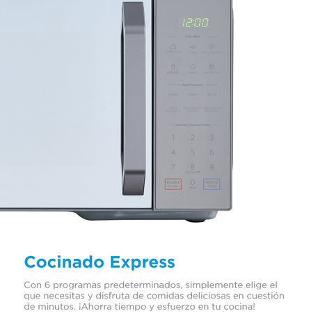 Microondas Midea 1.1 Pies Silver Microondas Midea 1.1 Pies Silver