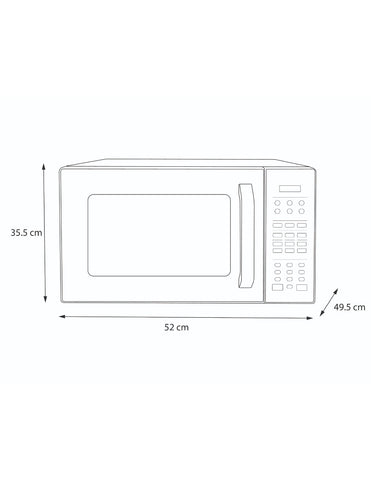 Microondas Midea 1.1 Pies Silver Microondas Midea 1.1 Pies Silver