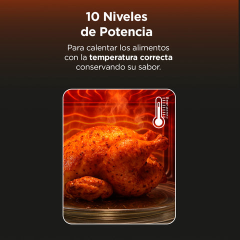 Horno de microondas Midea 1.1 pies cúbicos (32L) SmartECO Gris Horno de microondas Midea 1.1 pies cúbicos (32L) SmartECO Gris