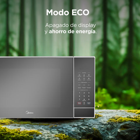 Horno de microondas Midea 1.1 pies cúbicos (32L) SmartECO Gris Horno de microondas Midea 1.1 pies cúbicos (32L) SmartECO Gris