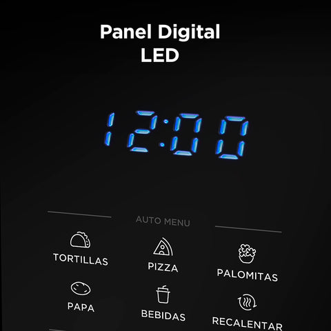 Horno de microondas Midea 1.1 pies cúbicos (32L) SmartECO Gris Horno de microondas Midea 1.1 pies cúbicos (32L) SmartECO Gris