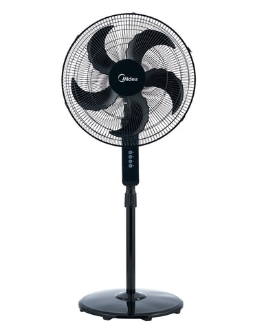 Ventilador Midea De Pedestal 3 Velocidades Negro Ventilador Midea De Pedestal 3 Velocidades Negro