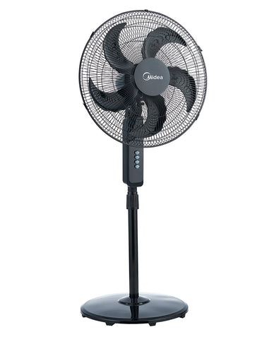 Ventilador Midea De Pedestal 3 Velocidades Negro Ventilador Midea De Pedestal 3 Velocidades Negro