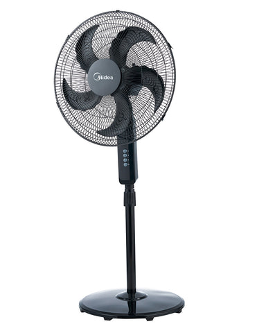 Ventilador Midea De Pedestal 3 Velocidades Negro Ventilador Midea De Pedestal 3 Velocidades Negro