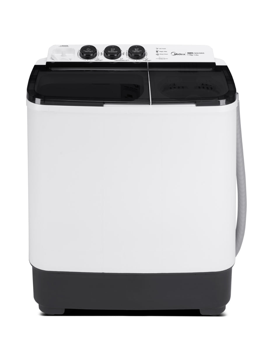 Lavadora Semiautomática Doble Tina 11 Kg Blanca Impulsor