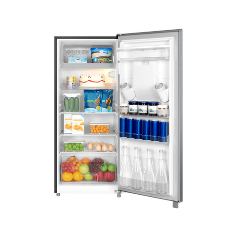 Refrigerador Midea Single Door 7 pies Plateado