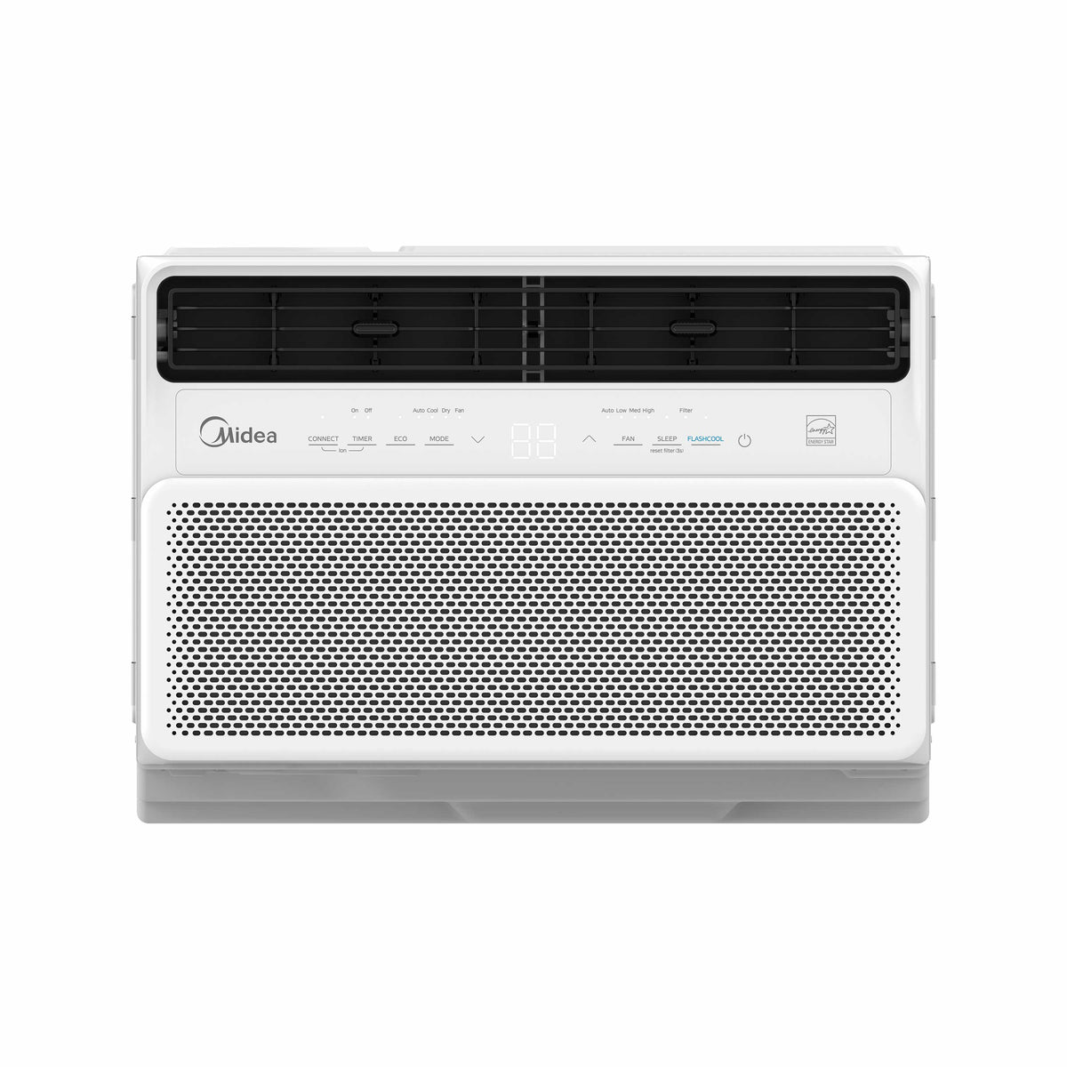 AIRE ACONDICIONADO VENTANA MIDEA MAW08 8000BTU 115V FRIO/CALOR blanco 1