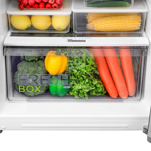 Refrigerador Top Mount Inverter Quattro Jazz Black 12 pies cúbicos