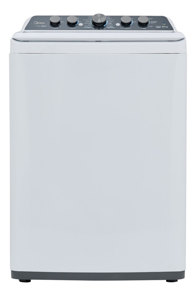 Lavadora Carga Superior Midea Vortex Wash MA500W23/W 23Kg Agitador 5 perillas