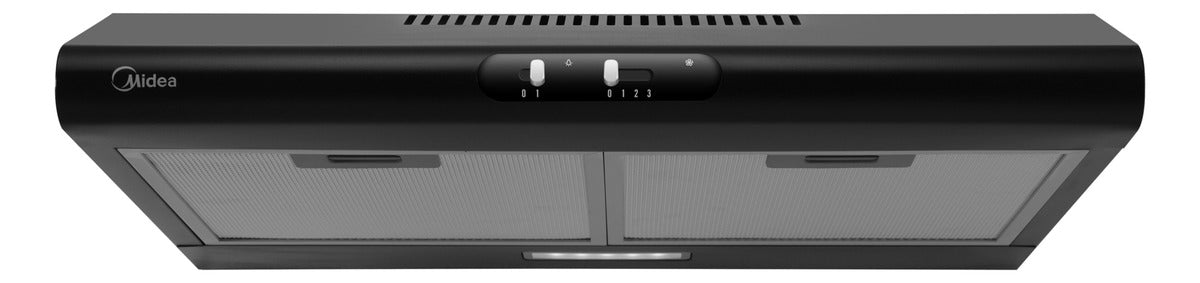 Campana De Pared Midea 24 Slim  Negra Mate