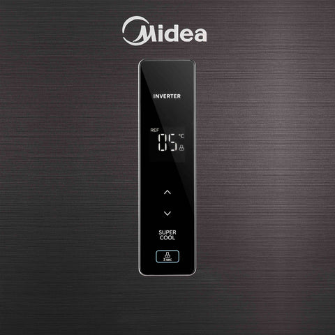 Refrigerador Top Mount Inverter Quattro Jazz Black 15 pies cúbicos