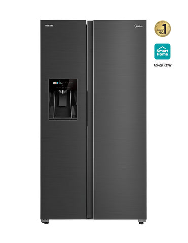Refrigerador Side by Side SpaceMaster Basalt Gray 21 Pies cúbicos