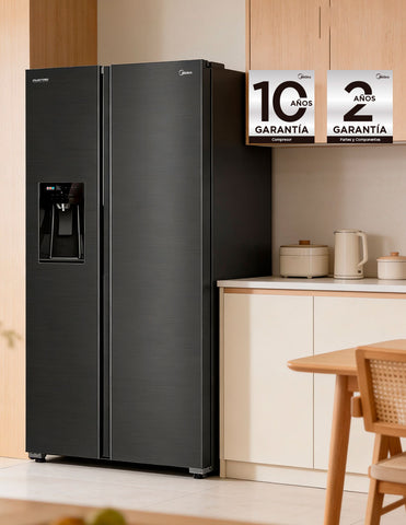 Refrigerador Side by Side SpaceMaster Basalt Gray 21 Pies cúbicos