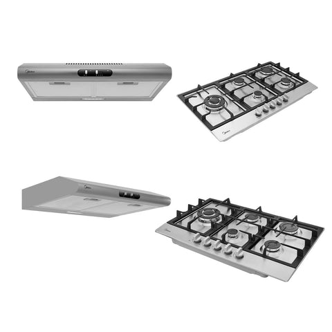 Combo Parrilla Campana Midea Empotrable 30” | 75cm