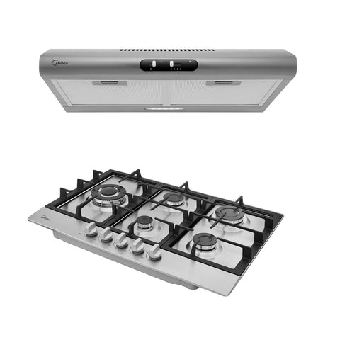 Combo Parrilla Campana Midea Empotrable 30” | 75cm