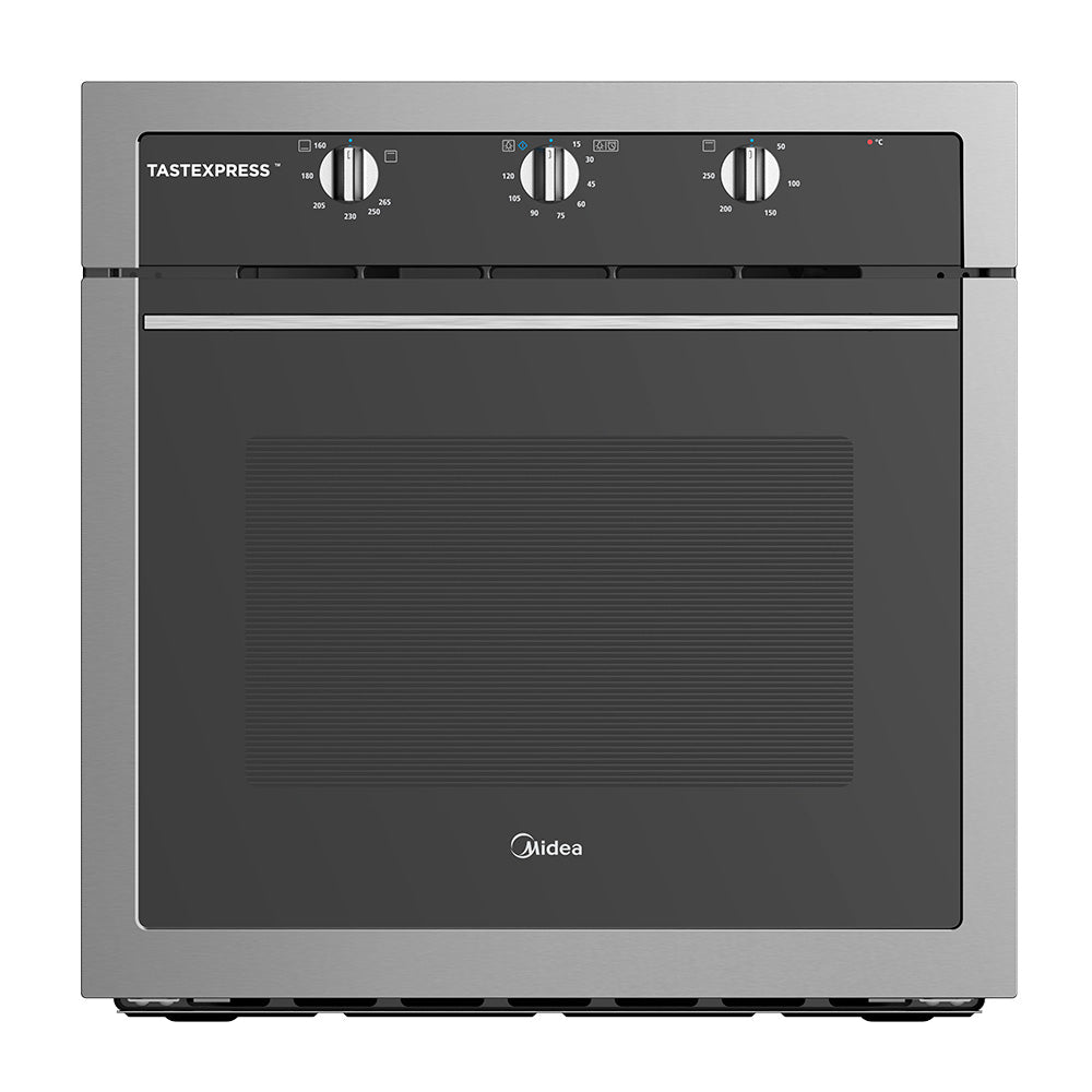 Horno empotrable Midea 24" de gas gris