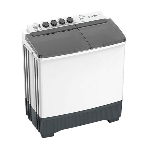 Lavadora Semiautomática Midea Doble Tina 17Kg Twin Force Blanca