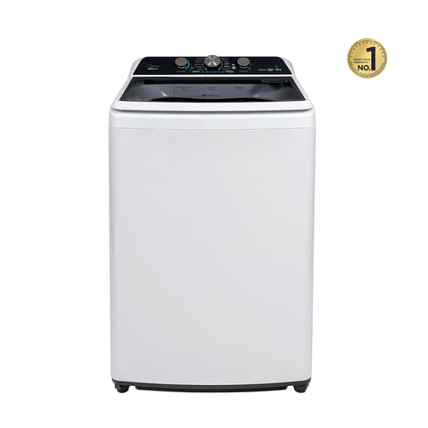 Lavadora Carga Superior 22Kg Midea Vortex Wash Agitador Blanca MA500W22/W