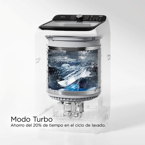 Lavadora MIDEA Auto Carga Superior 18 Kg Blanca MA512W18/W