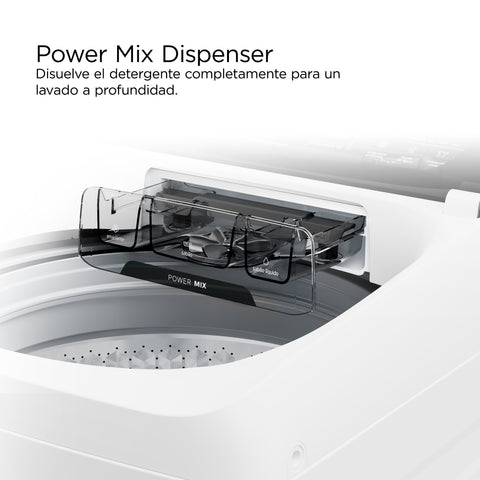 Lavadora Midea 18 Kg Automática con Agitador Blanca