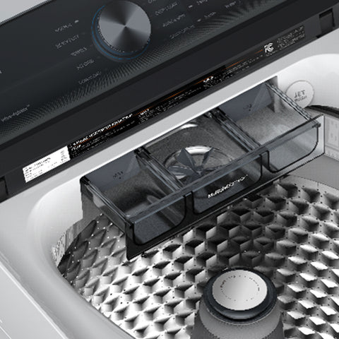 Lavadora Automática Carga Superior 22Kg Wave Wash Blanca