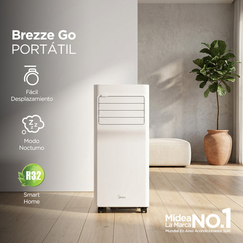 Aire Acondicionado Midea Portatil , 1 Ton, Sólo Frío, 127V