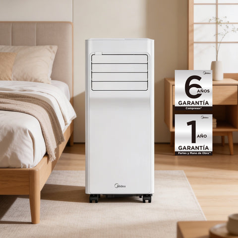 Aire Acondicionado Midea Portatil , 1 Ton, Sólo Frío, 127V
