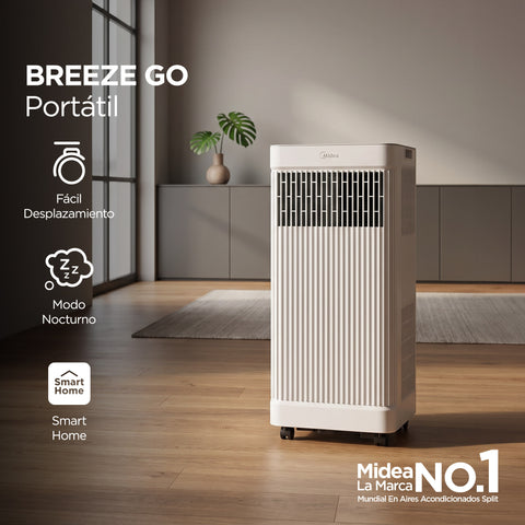 Aire Acondicionado Portátil Midea 1 Ton, Sólo Frío, WiFi
