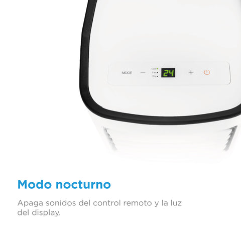 Aire Acondondicionado Portátil Midea 1 Ton, Frío, 115v, Blanco Midea MAP12C1PSP